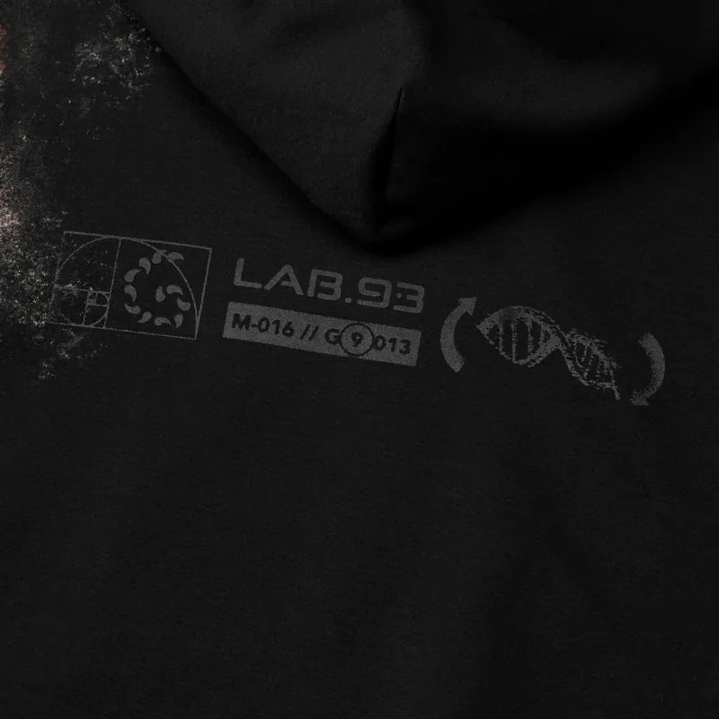 【GOOPiMADE】H39-SP Distressed Logo Hoodie  (Shadow) Shadow 1