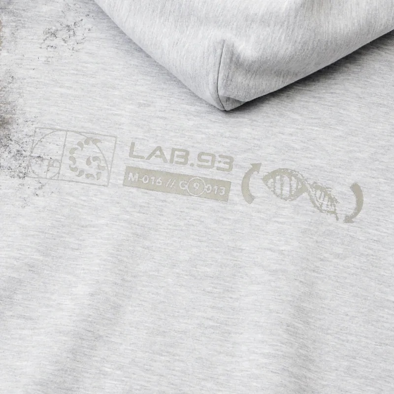  【GOOPiMADE】H39-SP Distressed Logo Hoodie  (Gray) Gray 1