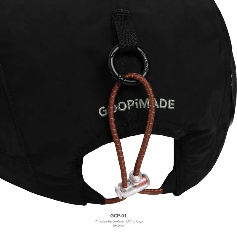 【GOOPiMADE】GCP-01 Philosophy Uniform Utility Cap BLACK Free