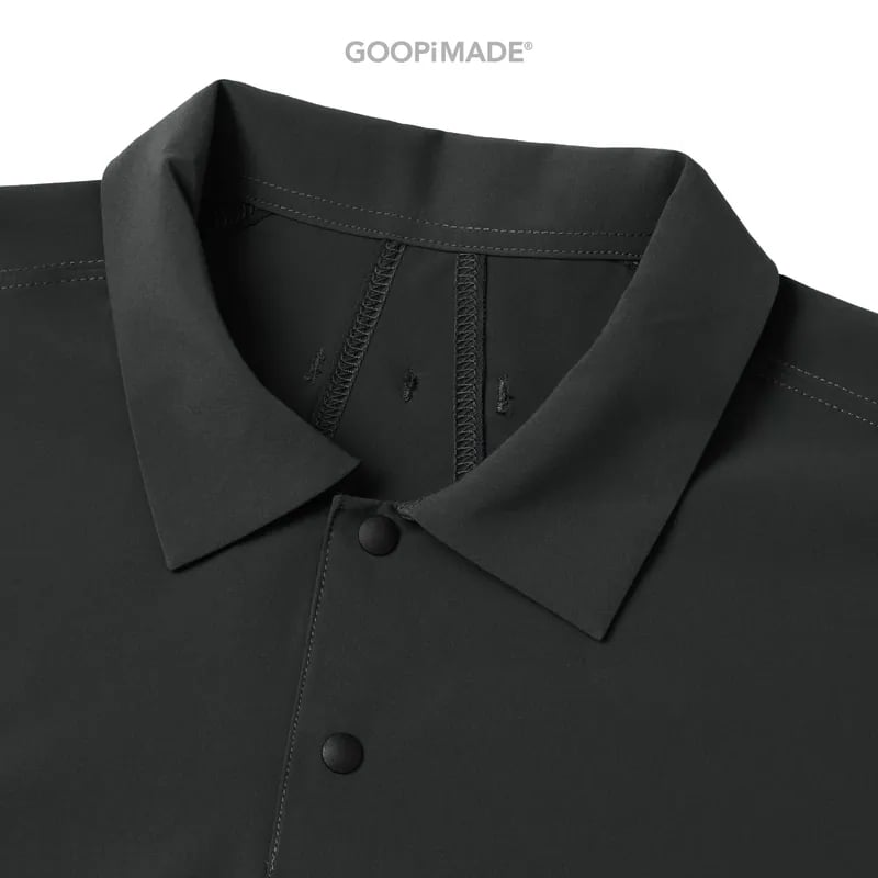 【GOOPiMADE】P/O - Extremely Light Polo Shirt - D-Gray D-Gray 1