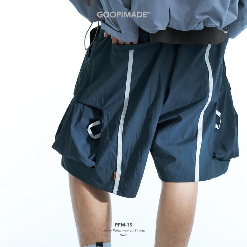 【GOOPiMADE】PFM-1S Utility Performance Shorts - Navy Navy 1