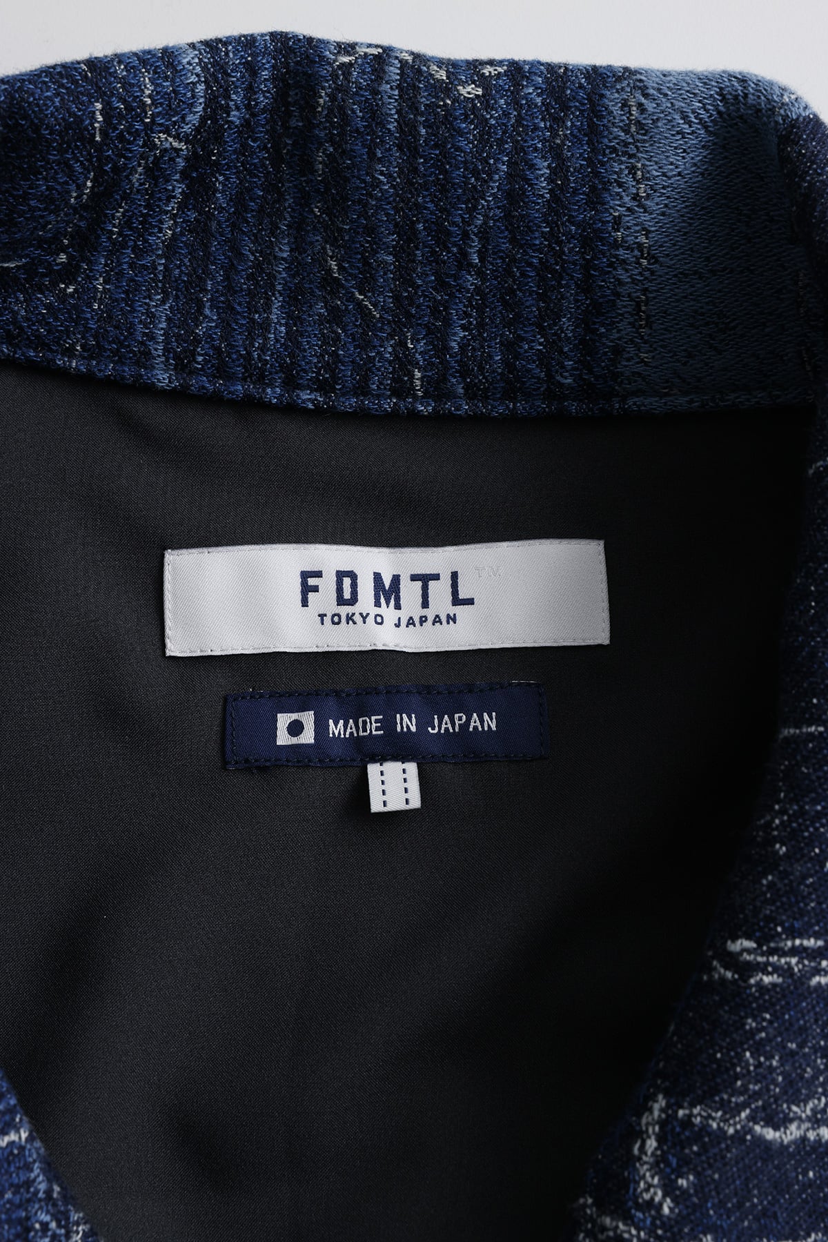 【FDMTL】BORO JAQUARD KIMONO JKT RINSE INDIGO 2