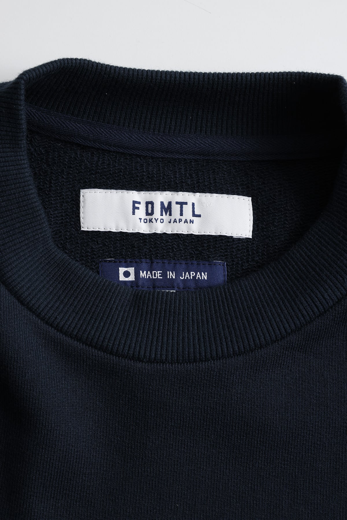 【FDMTL】SQUARE PATCH SWEAT SHIRT NAVY 1