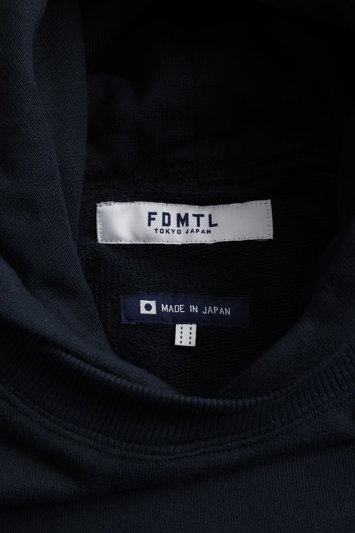 【FDMTL】SQUARE PATCH SWEAT PARKA NAVY 1