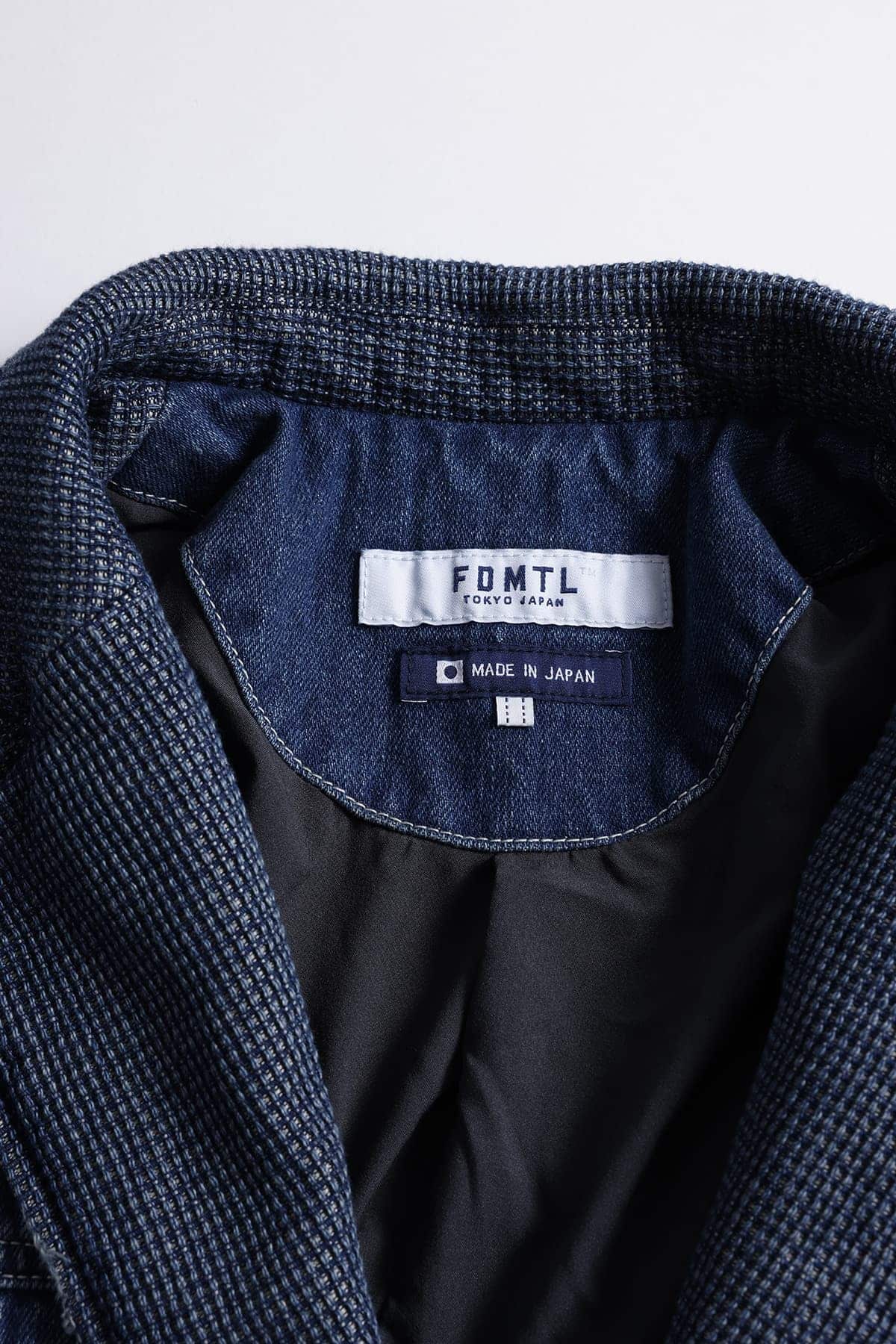 【FDMTL】PLEATS LAPEL JACKET 3YER WASH INDIGO 2