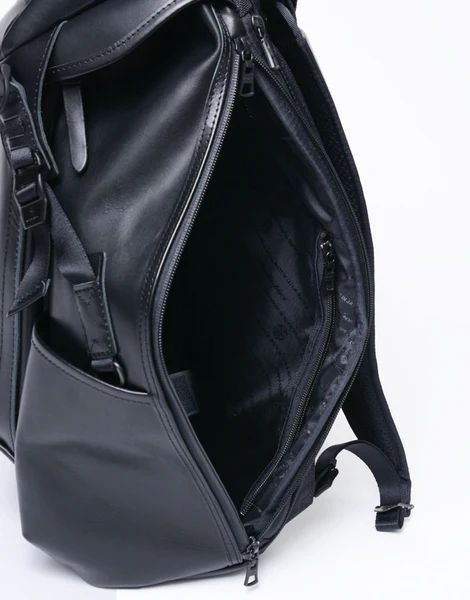 【master-piece】Potential Leather Limited フラップバックパック Black Free