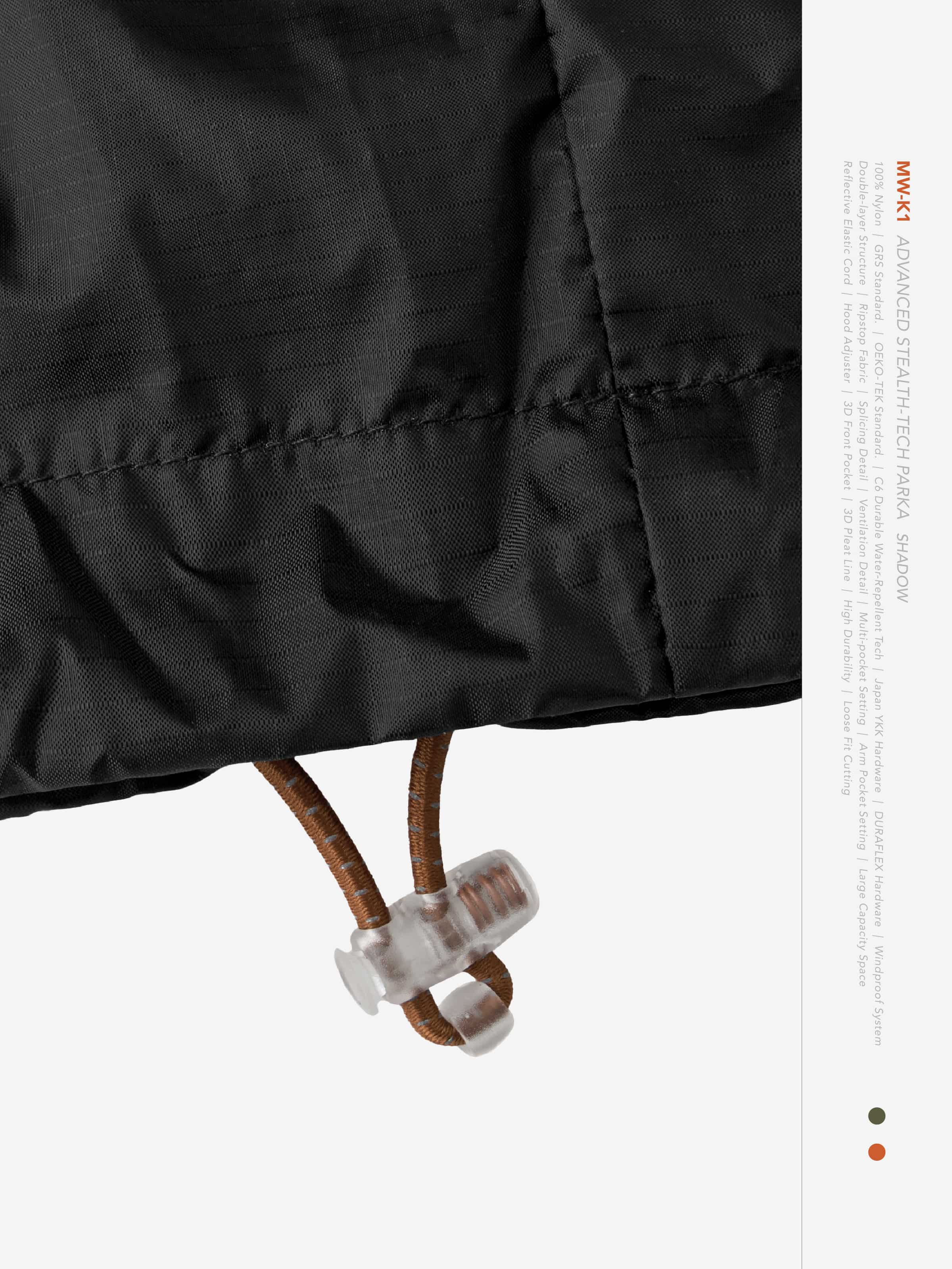 【GOOPiMADE × meanswhile】“MW-K1” Advanced Stealth-Tech PARKA(Shadow) Shadow 1