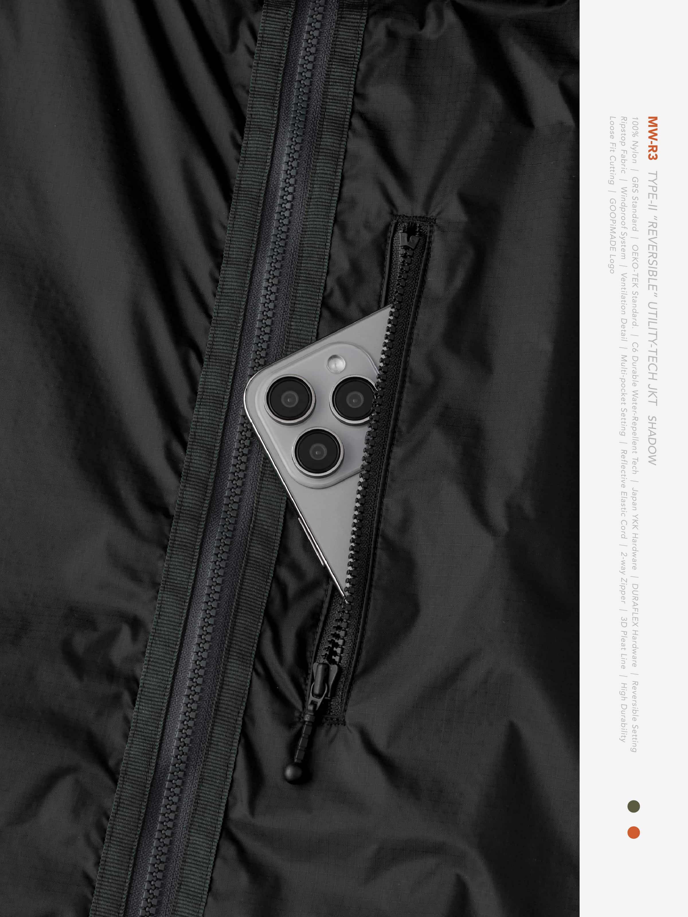 GOOPiMADE x meanswhile “MW-R3” Type-II “REVERSIBLE” Utility-Tech JKT(Shadow) Shadow 1