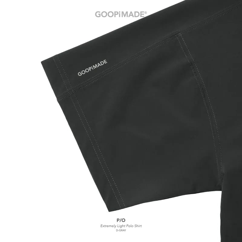【GOOPiMADE】P/O - Extremely Light Polo Shirt - D-Gray D-Gray 1