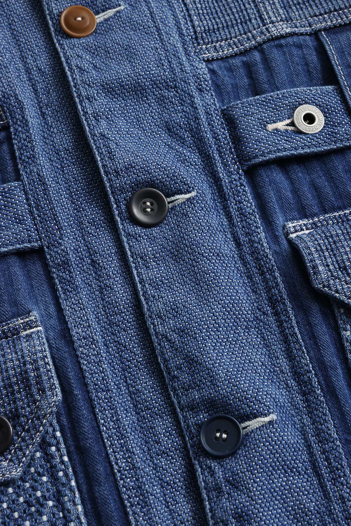 【FDMTL】COVERALL JACKET 3YR WASH INDIGO 2
