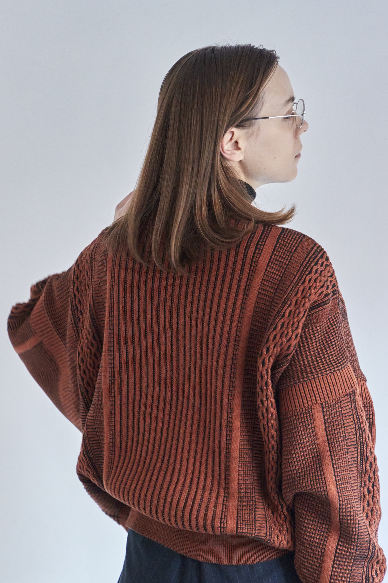 【YASHIKI】Kuchiba Knit（朽葉）