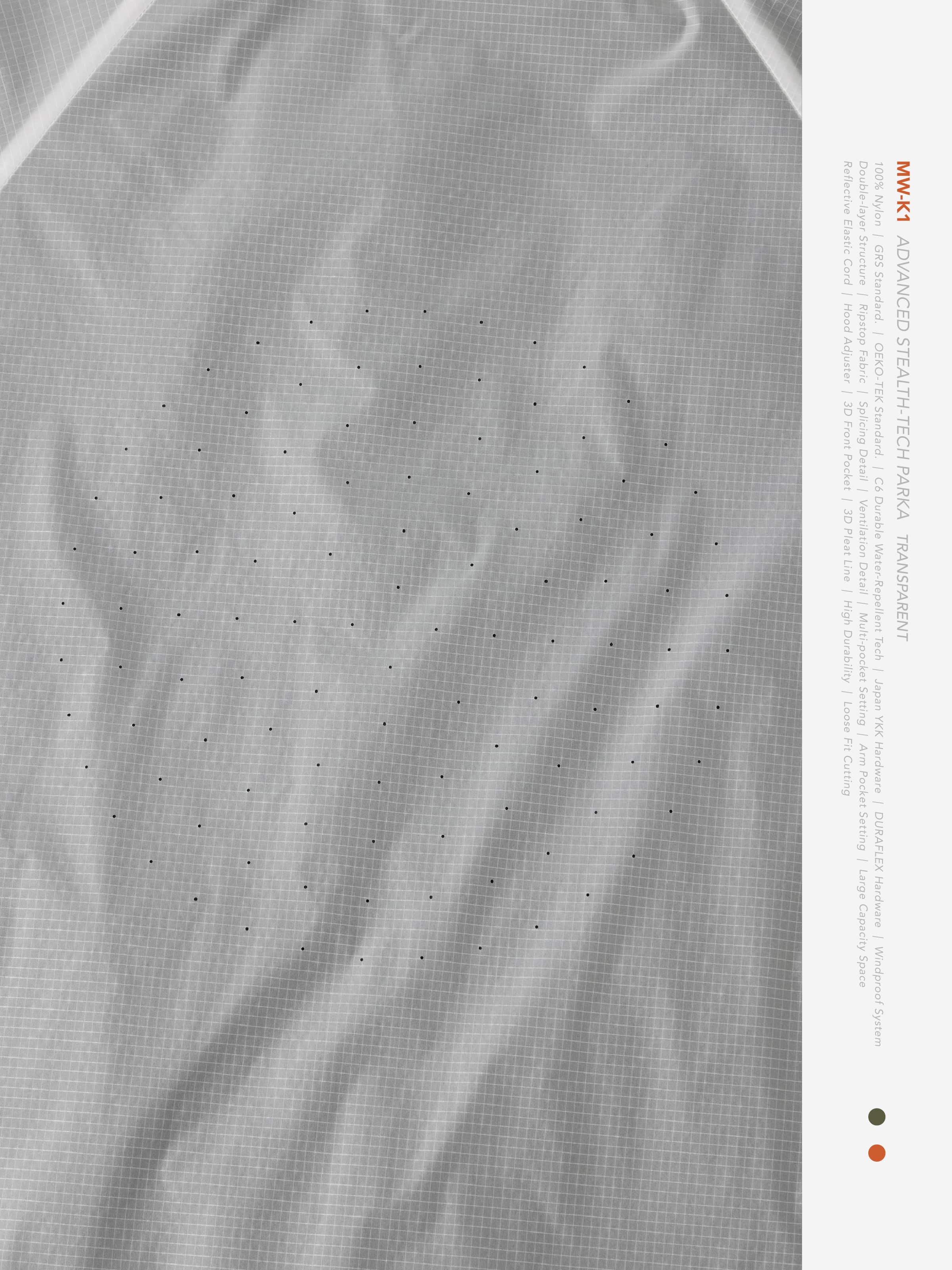 【GOOPiMADE × meanswhile】“MW-K1” Advanced Stealth-Tech PARKA(Transparent) Transparent 1