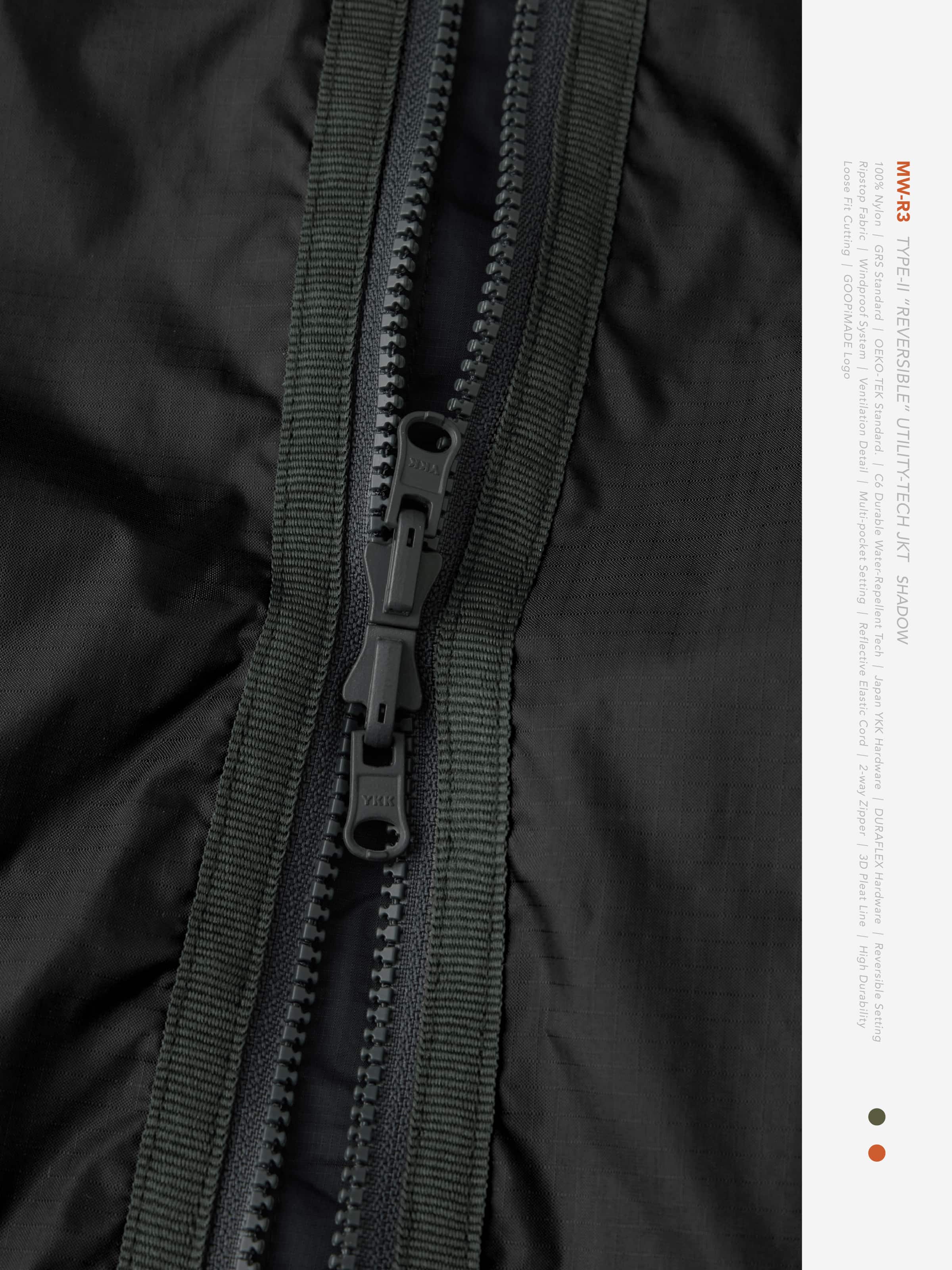 GOOPiMADE x meanswhile “MW-R3” Type-II “REVERSIBLE” Utility-Tech JKT(Shadow) Shadow 1