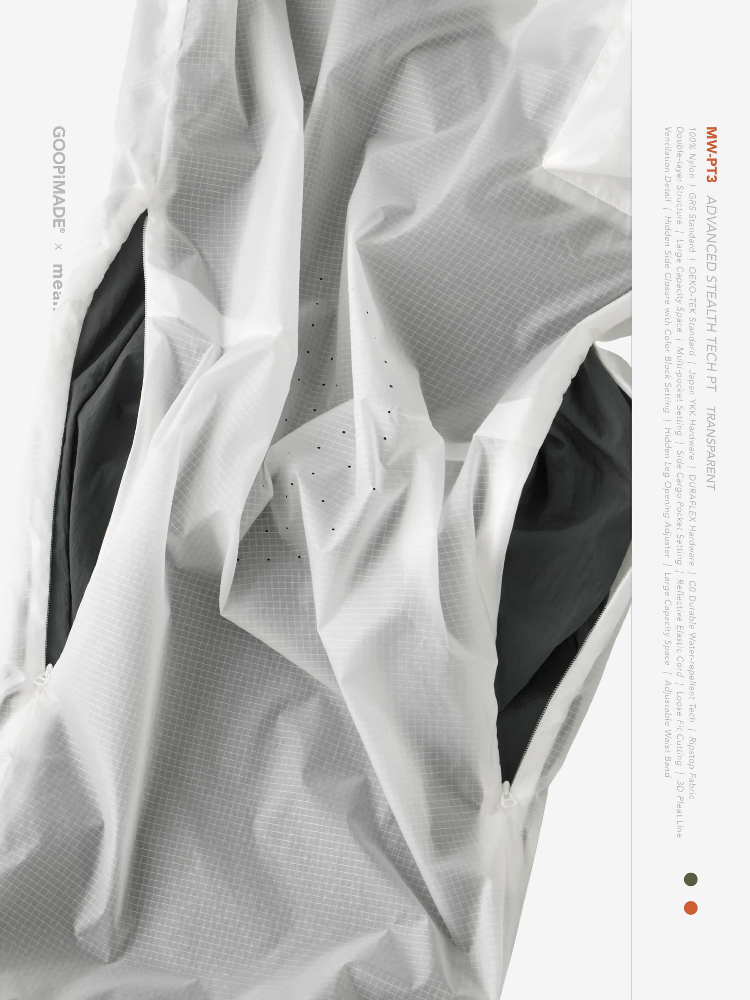 【GOOPiMADE×meanswhile】“MW-PT3” Advanced Stealth Tech PT - Transparent Transparent 1