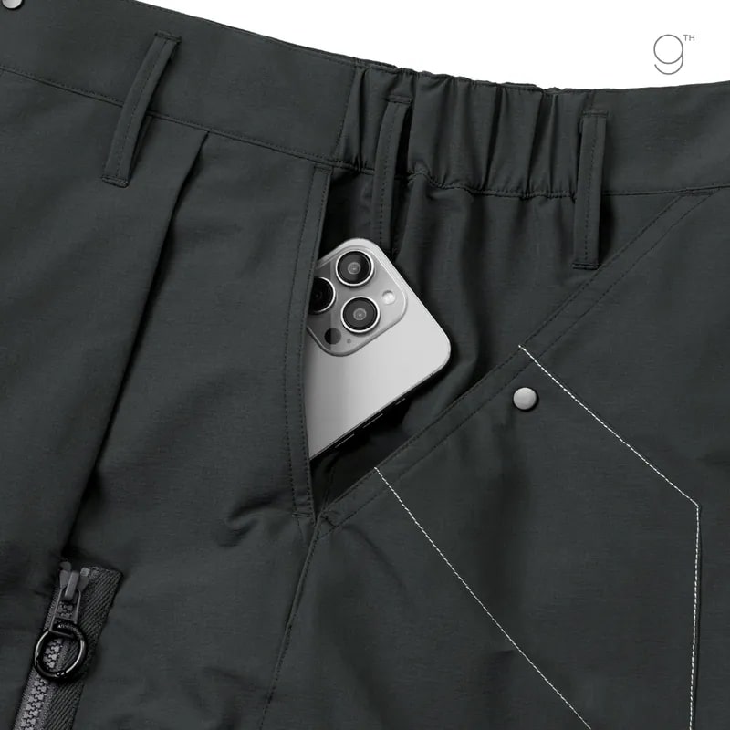 【GOOPiMADE】9th - CORDURA Zipper Cargo Trousers (Iron) Iron 1