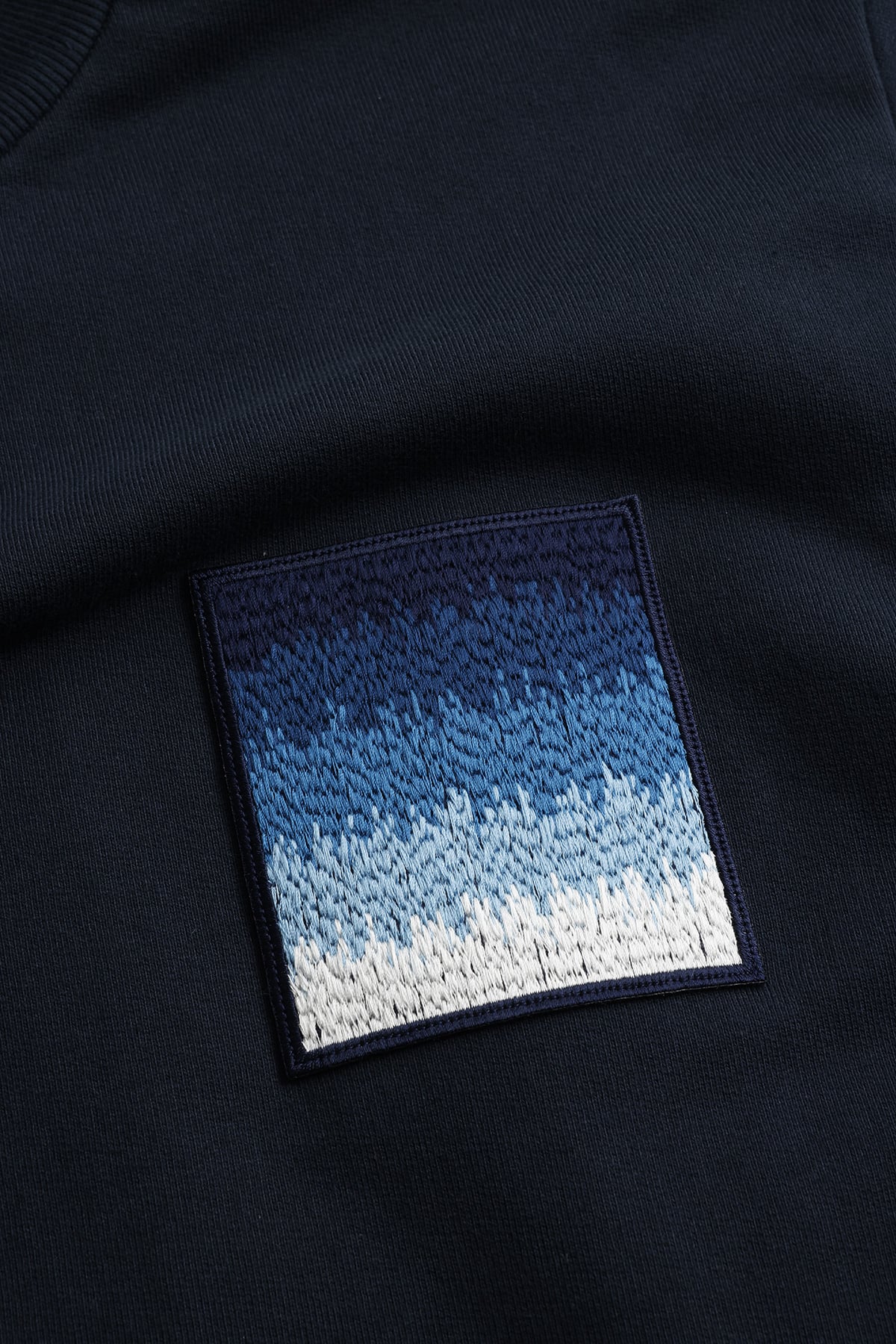 【FDMTL】SQUARE PATCH SWEAT SHIRT NAVY 1