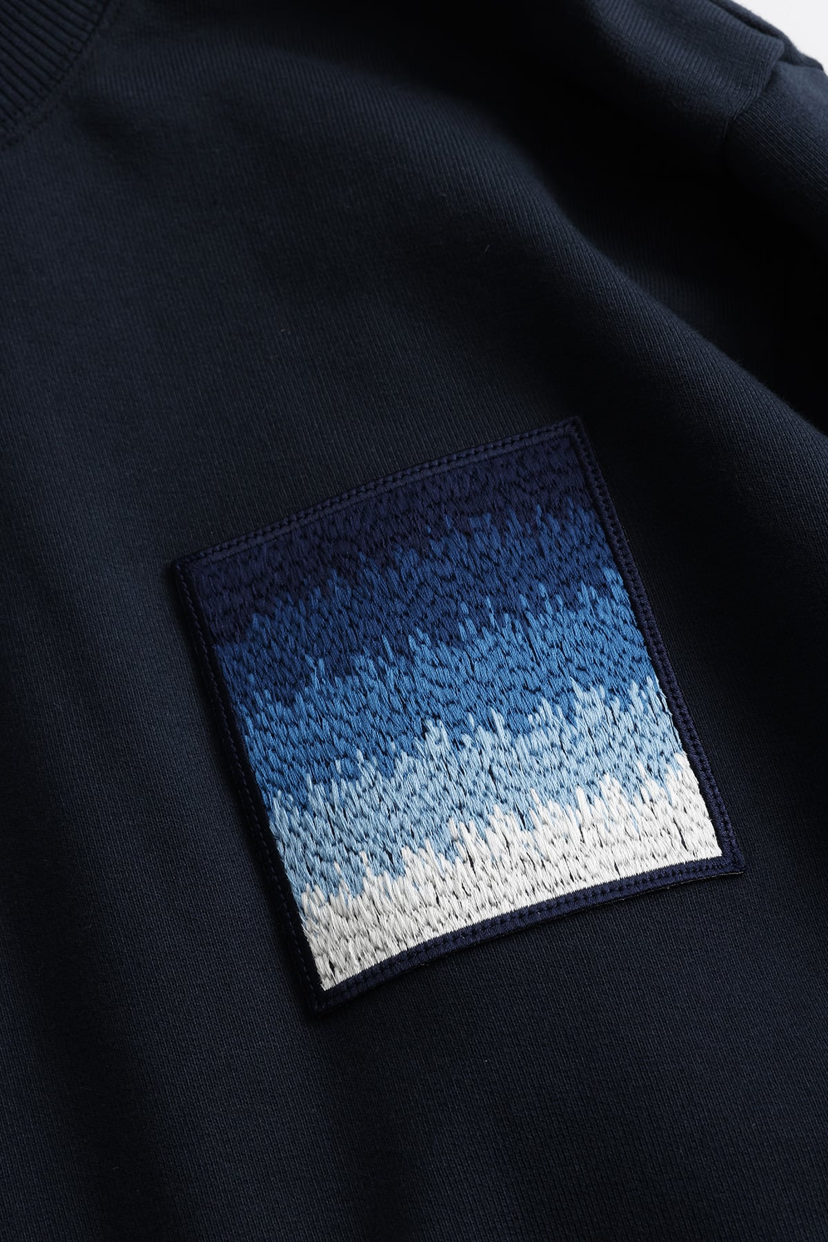 【FDMTL】SQUARE PATCH SWEAT PARKA NAVY 1