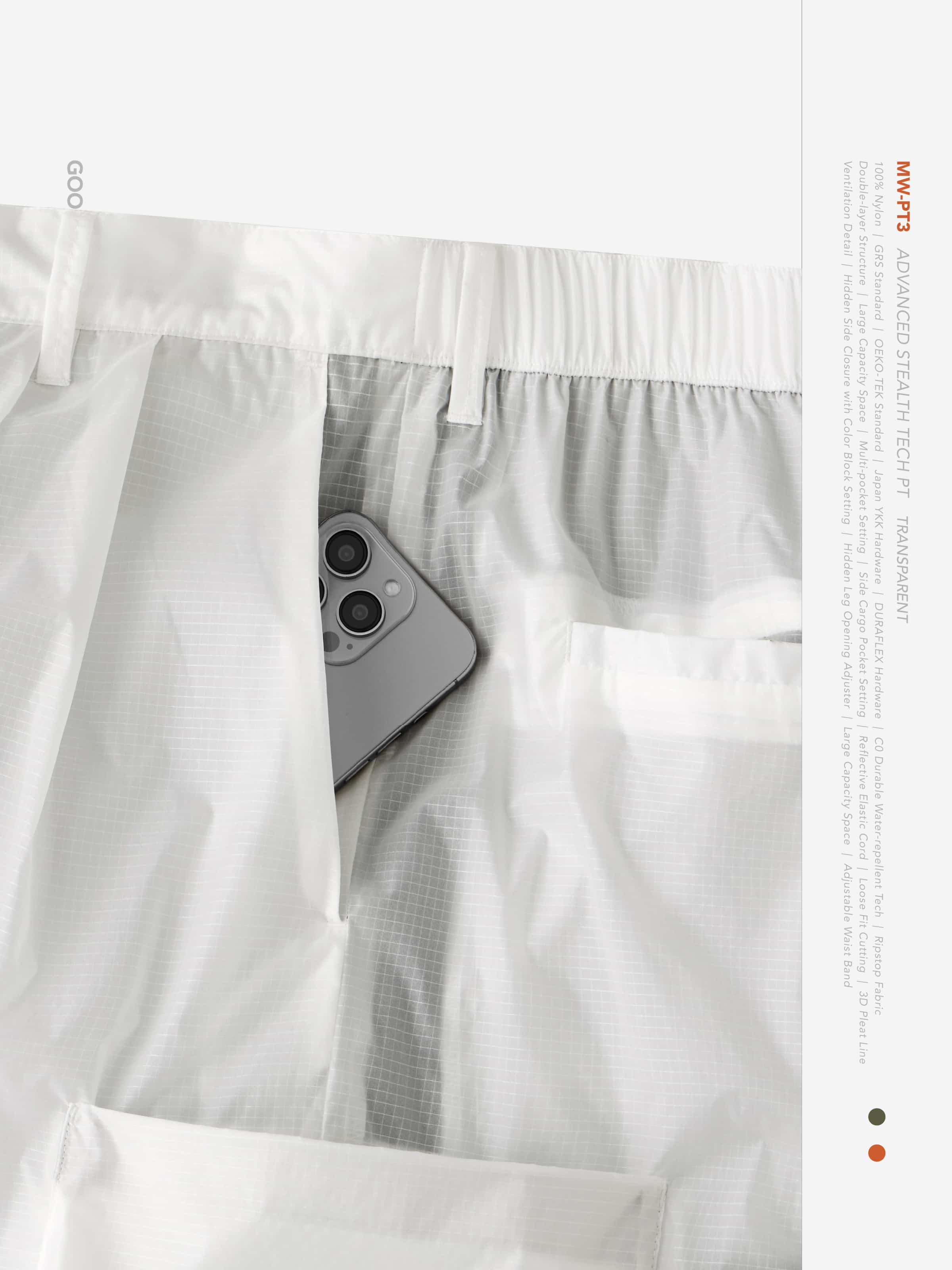 【GOOPiMADE×meanswhile】“MW-PT3” Advanced Stealth Tech PT - Transparent Transparent 1