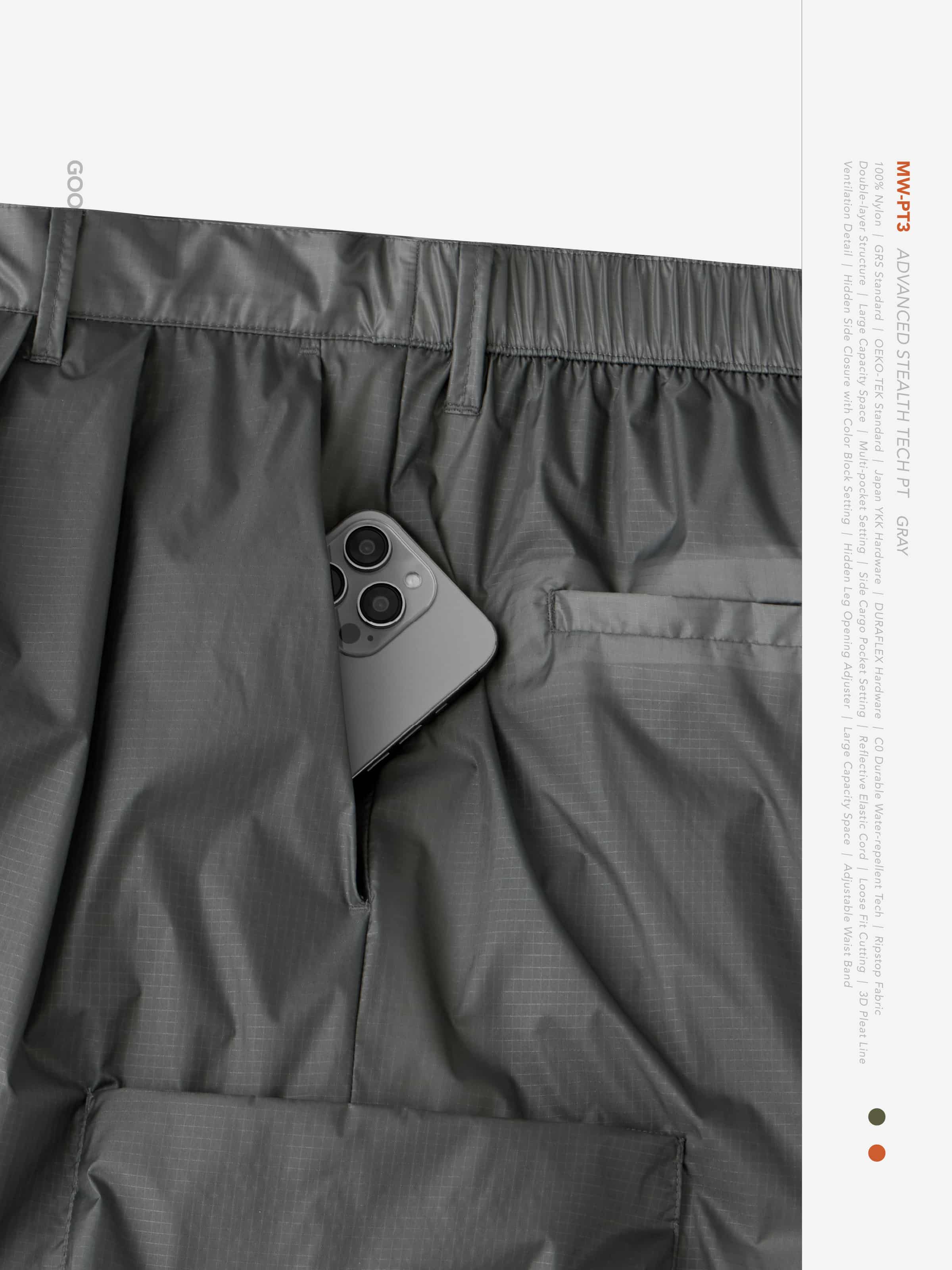 【GOOPiMADE×meanswhile】“MW-PT3” Advanced Stealth Tech PT - Gray Gray 1