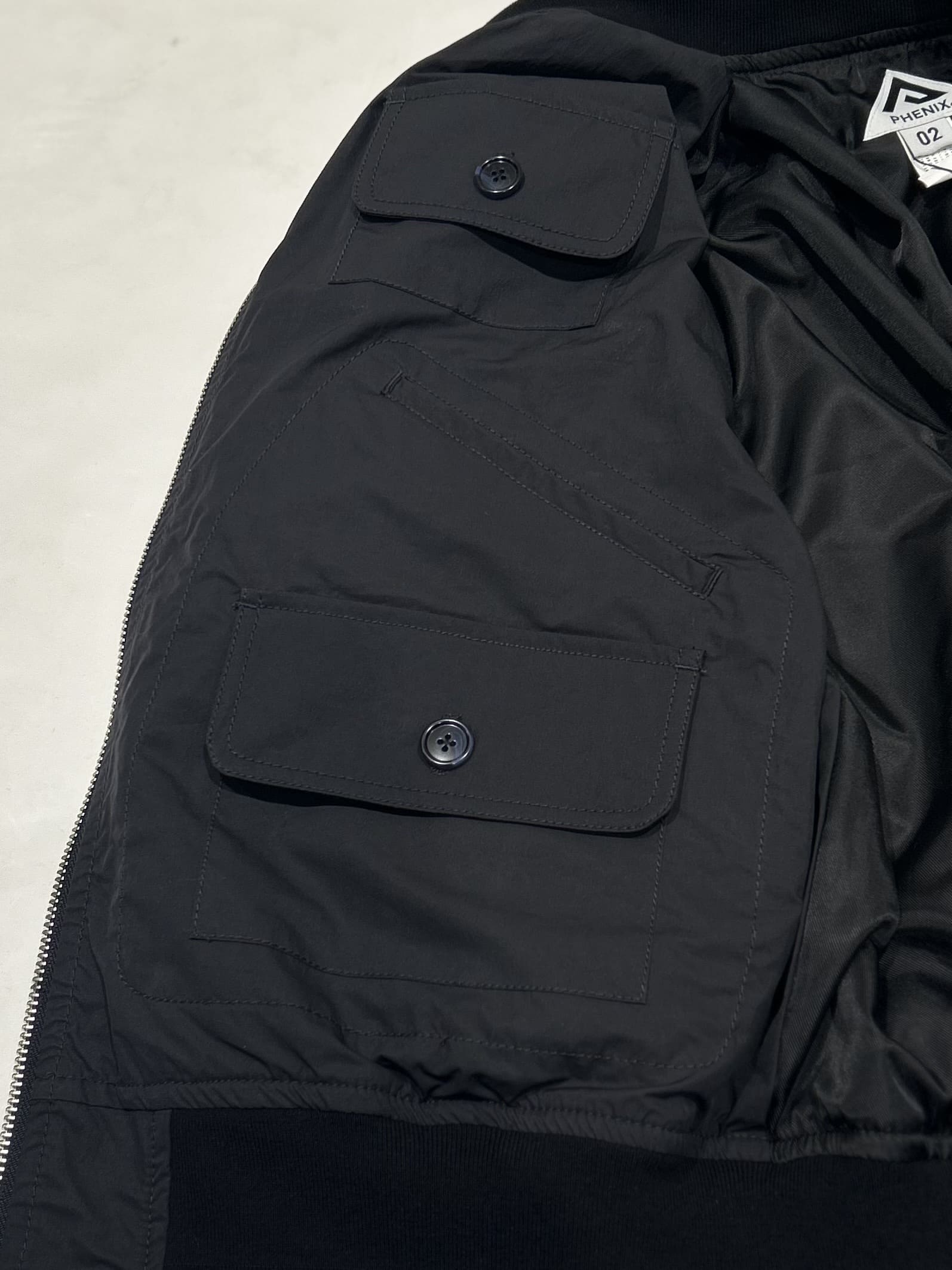 【PHENIX】L-2B VINTAGE TECH JACKET(BLACK) BLACK 03
