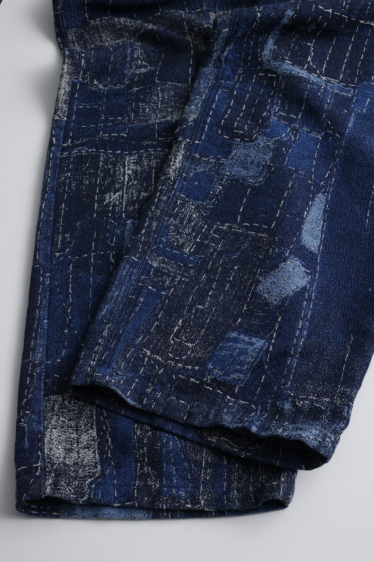 【FDMTL】BORO WIDE PANTS RINSE INDIGO W30