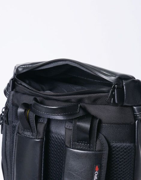 【master-piece】Potential Leather Limited フラップバックパック Black Free