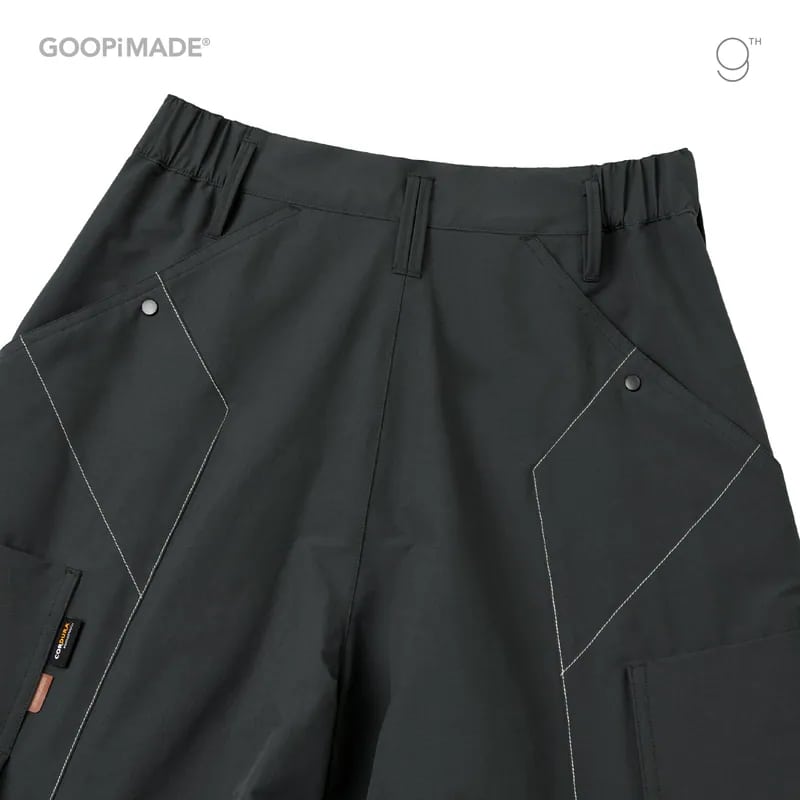 【GOOPiMADE】9th - CORDURA Zipper Cargo Trousers (Iron) Iron 1