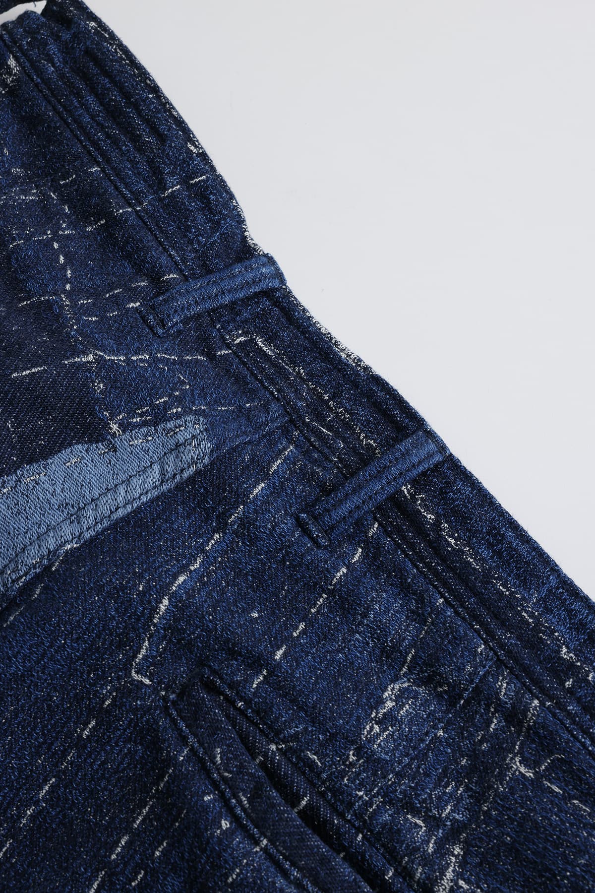 【FDMTL】BORO WIDE PANTS RINSE INDIGO W30