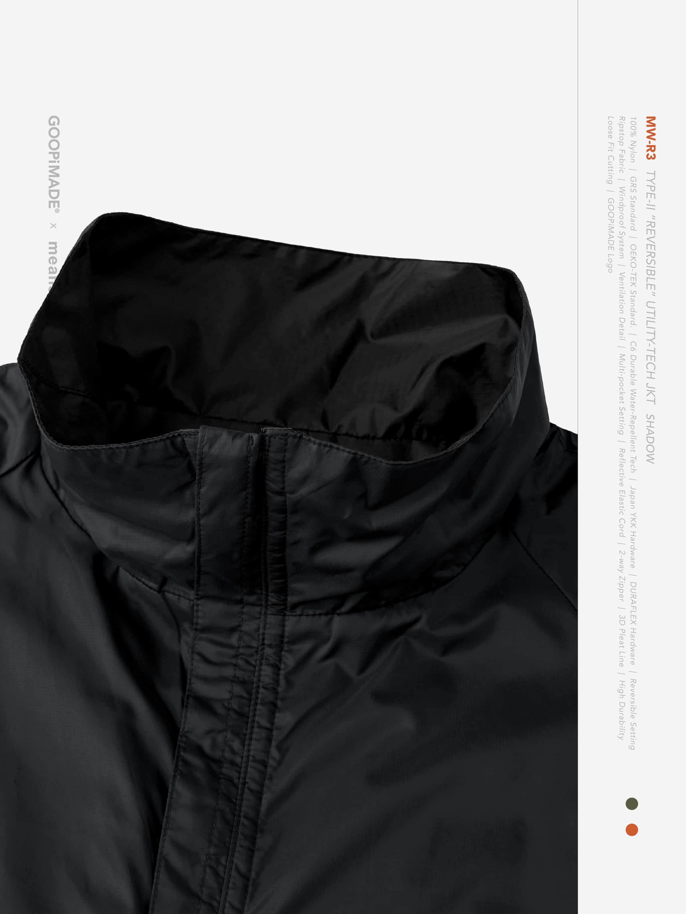 GOOPiMADE x meanswhile “MW-R3” Type-II “REVERSIBLE” Utility-Tech JKT(Shadow) Shadow 1