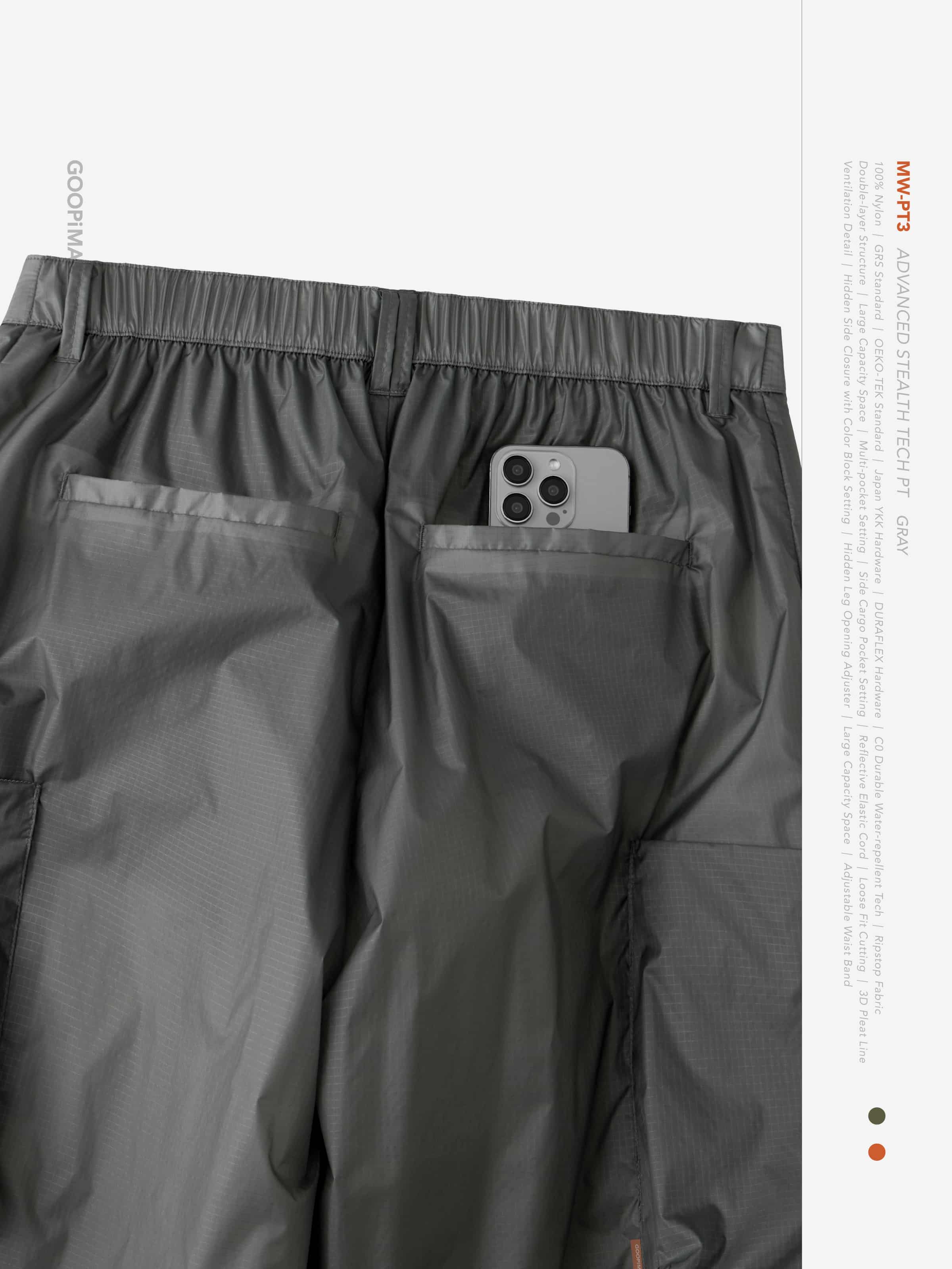 【GOOPiMADE×meanswhile】“MW-PT3” Advanced Stealth Tech PT - Gray Gray 1
