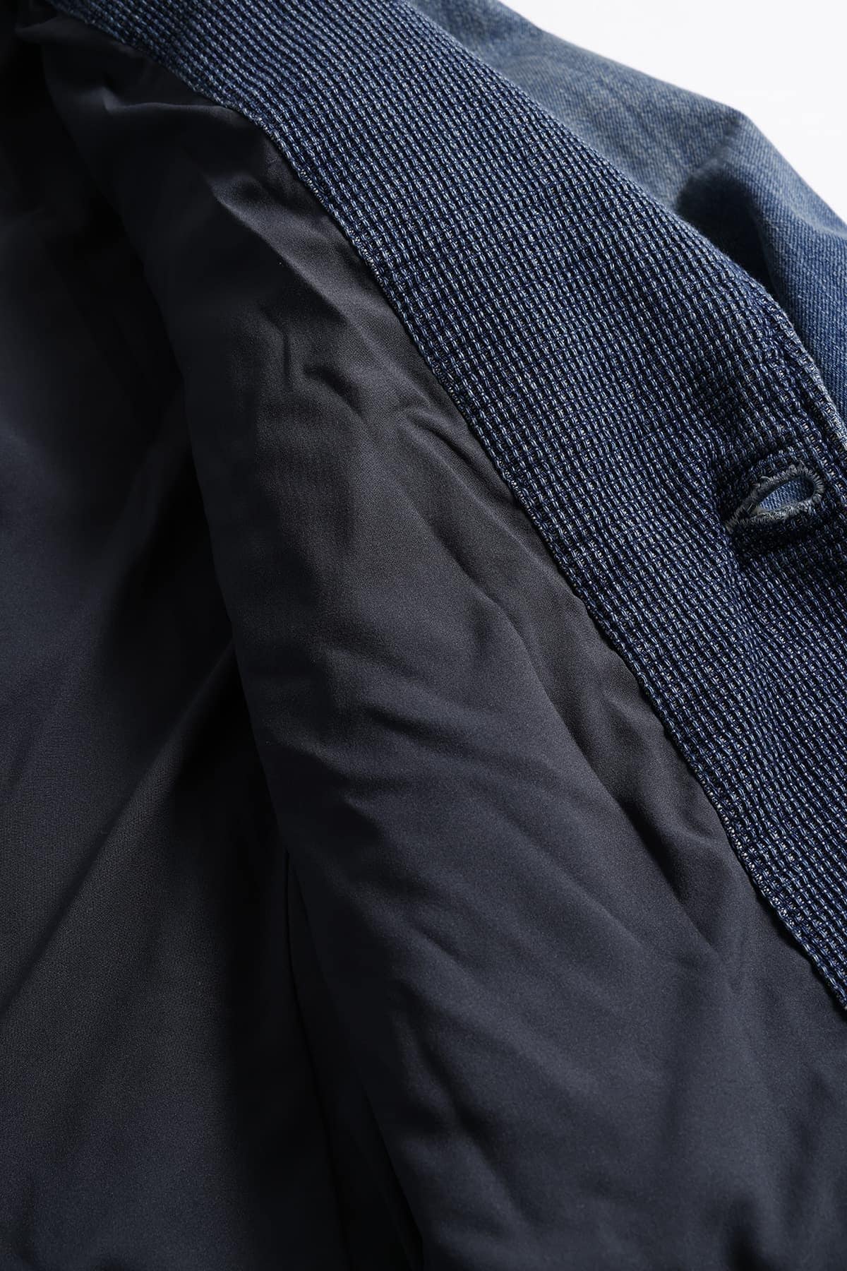【FDMTL】PLEATS LAPEL JACKET 3YER WASH INDIGO 2
