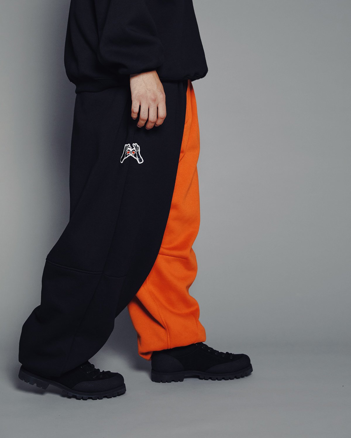 TIGHTBOOTH] CYBORG BALLOON PANTS(M Black/Orange)｜ MSPCプロダクト