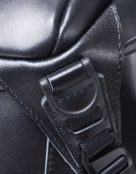 【master-piece】Potential Leather Limited フラップバックパック Black Free
