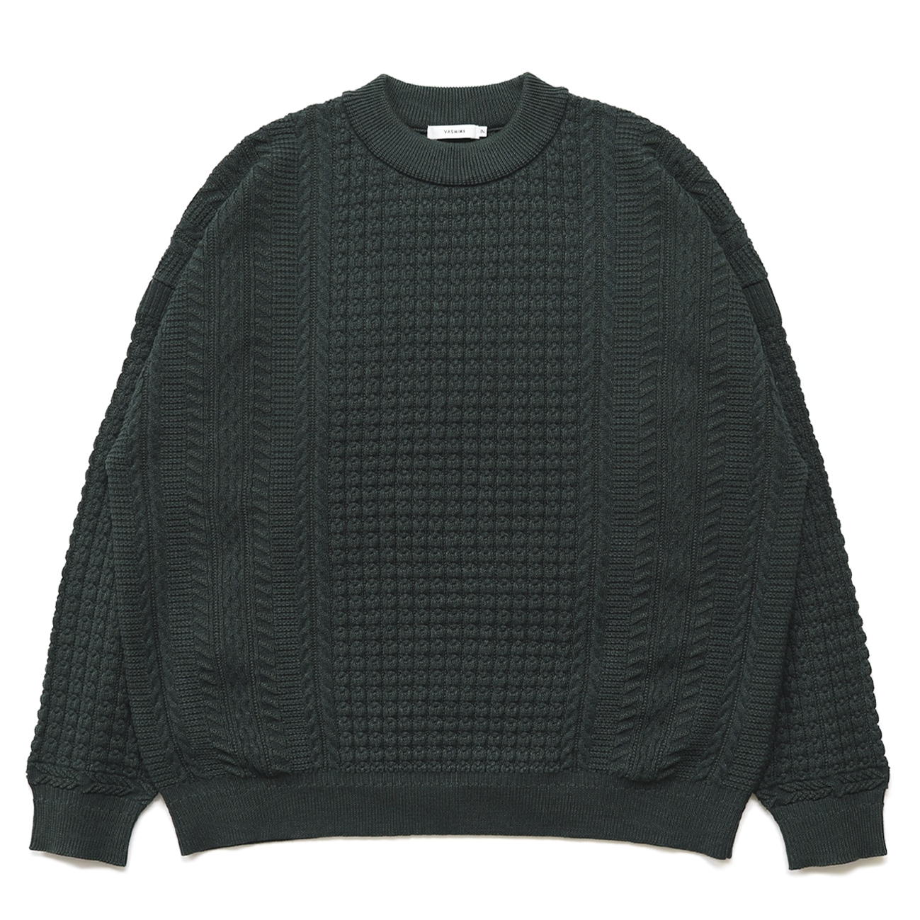 YASHIKI 23AW] Honami Knit（穂波）(2 GREEN)｜ MSPCプロダクト ソート