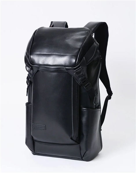 【master-piece】Potential Leather Limited フラップバックパック Black Free