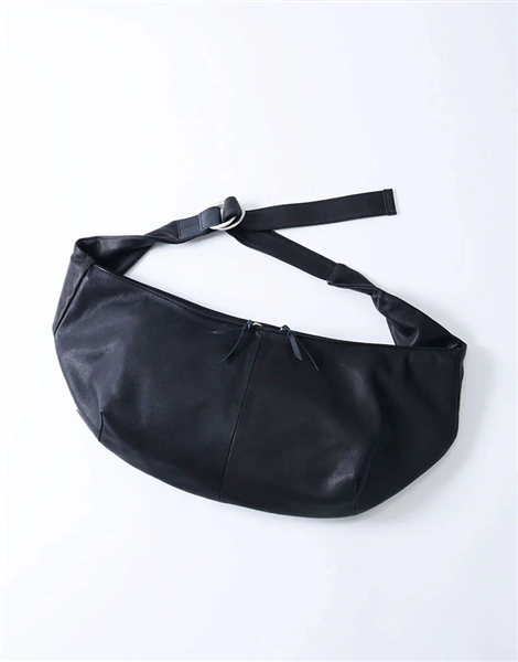 【master-piece】Sash Leather「L」（Black） Black Free