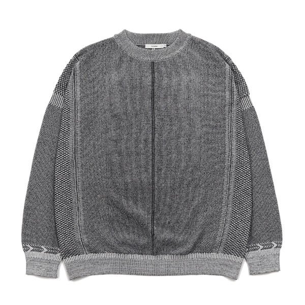 YASHIKI】Seihaku Knit （青白）(1 MIX-GRAY)｜ MSPCプロダクト