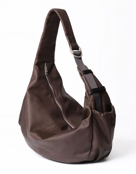 【master-piece】Ark leather ショルダーバッグ L (Choco) Choco Free