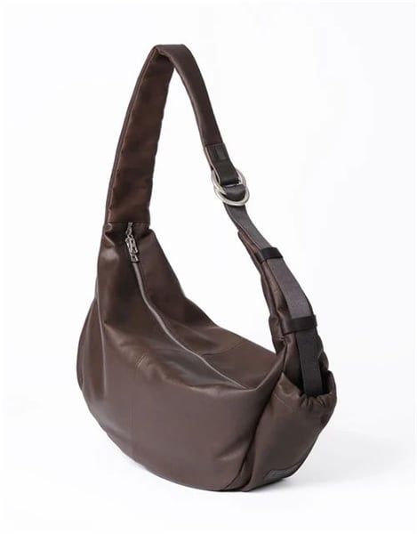 【master-piece】Ark leather ショルダーバッグ M (Choco) Choco Free