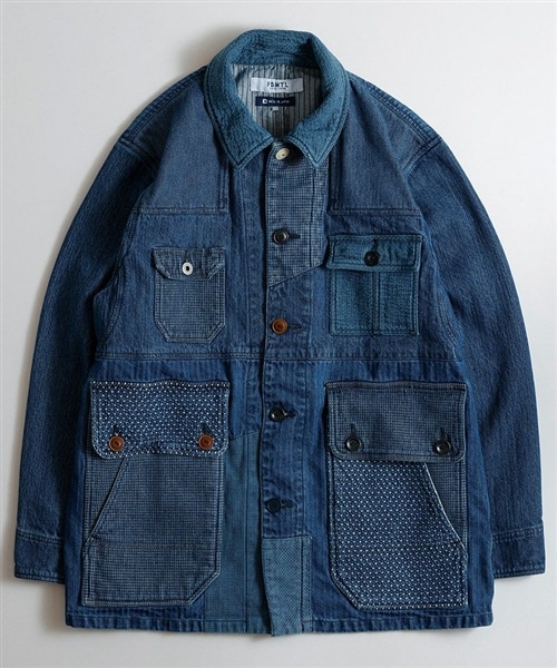 【FDMTL】COVERALL JACKET 3YR WASH INDIGO 2