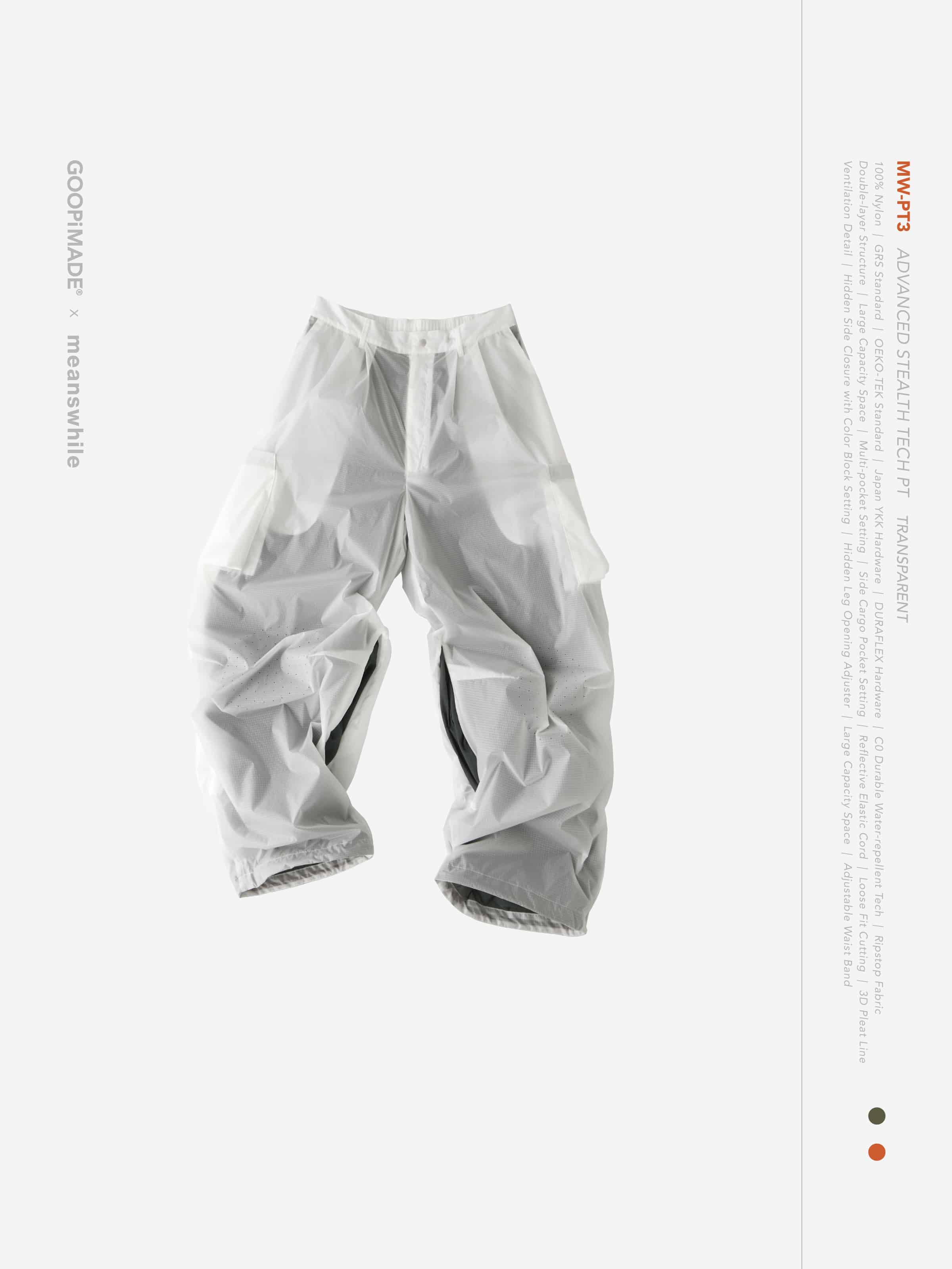 【GOOPiMADE×meanswhile】“MW-PT3” Advanced Stealth Tech PT - Transparent Transparent 1