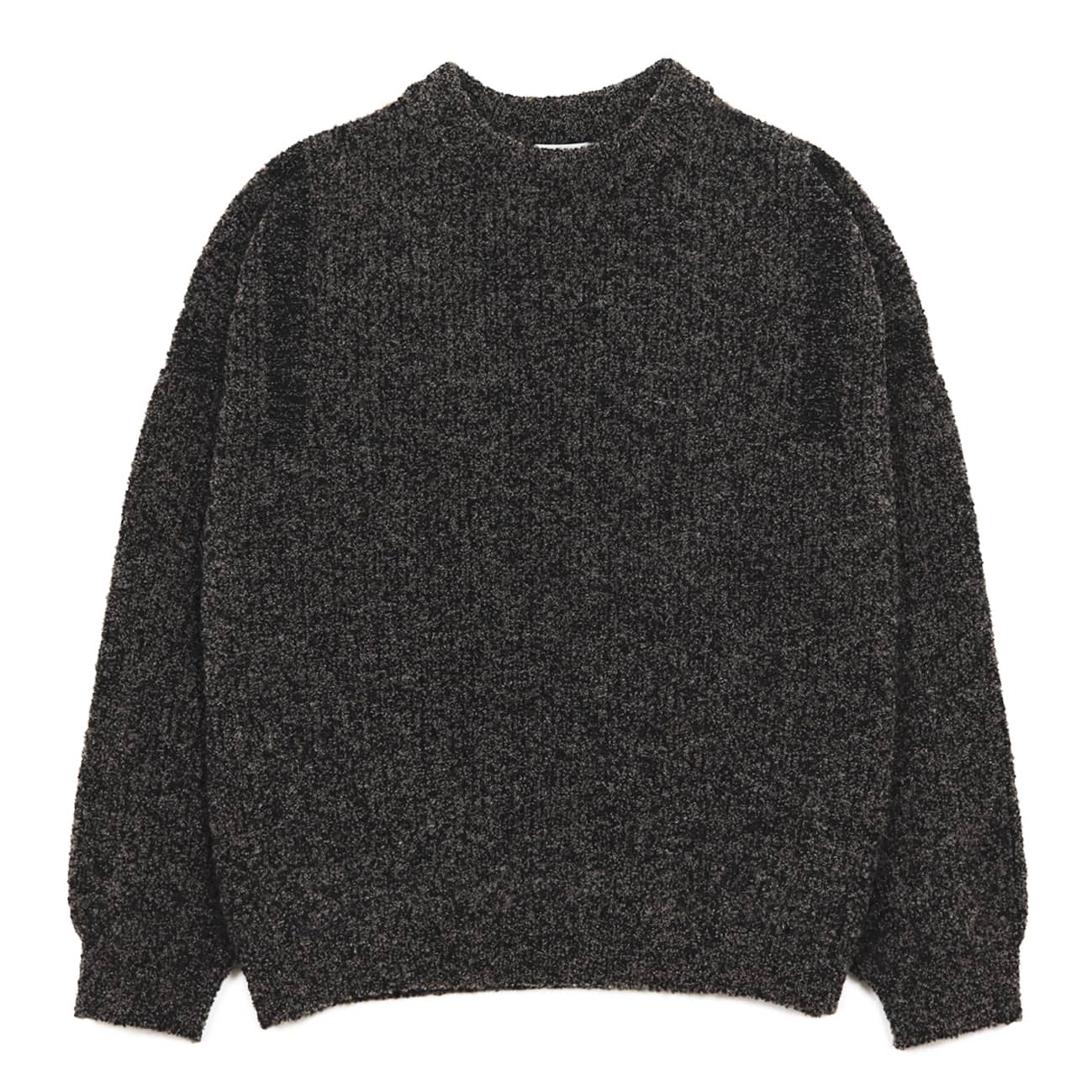  【YASHIKI】Shusetsu boucle Knit (BROWN) BROWN 2