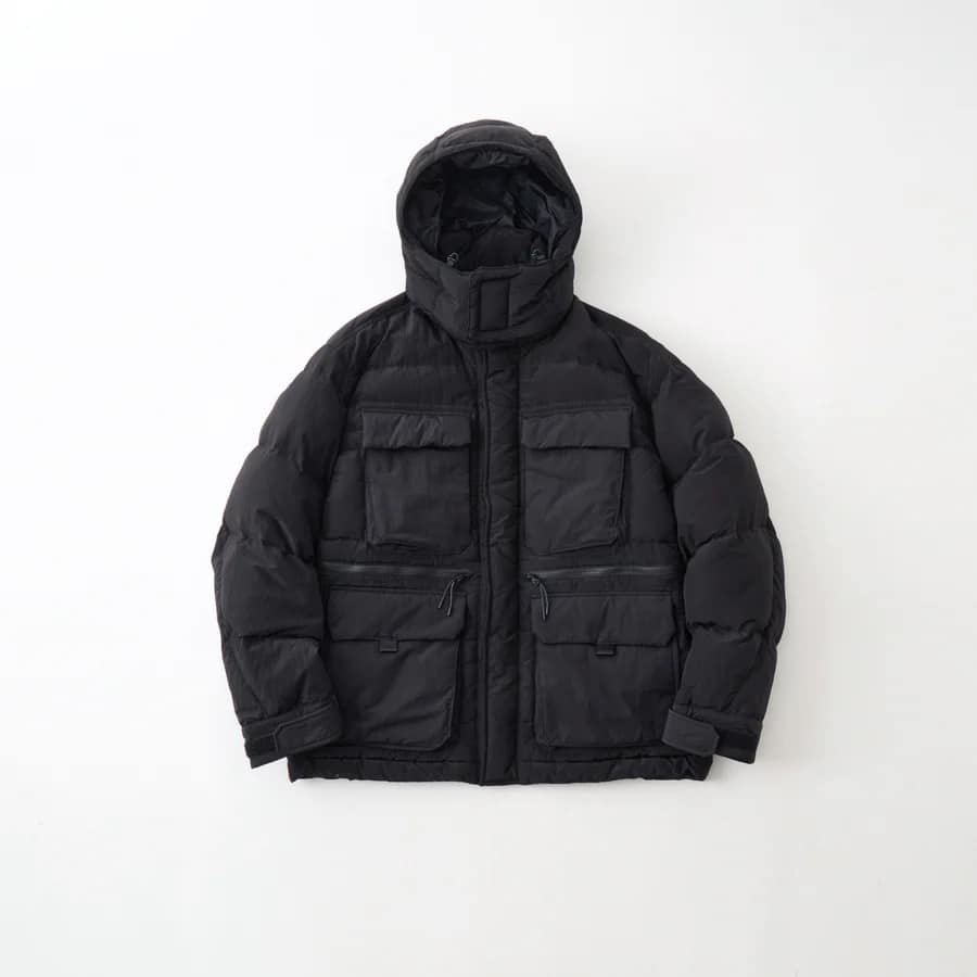 【White Mountaineering】WM × TAION RIPSTOP DOWN JACKET (BLACK) BLACK 1