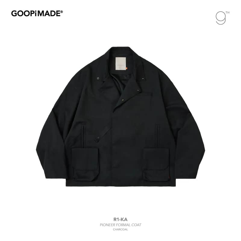 【GOOPiMADE】R1-KA Pioneer Formal Coat (Charcoal) Charcoal 1