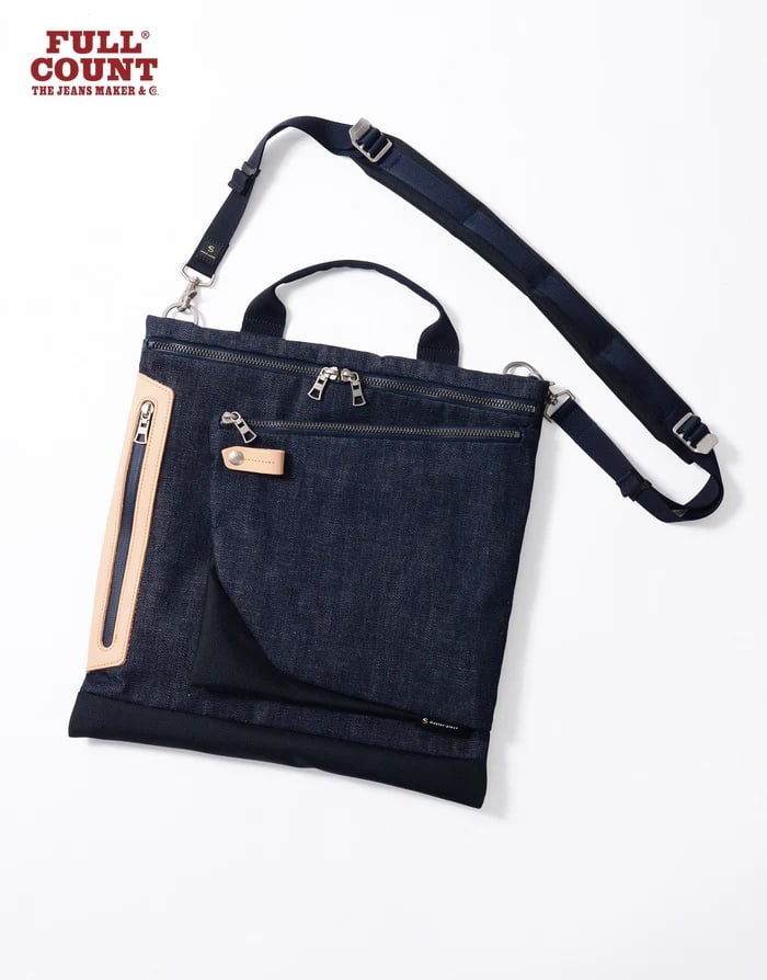 【FULLCOUNT x master-piece Collaboration Series】 2WAYショルダーバッグ INDIGO