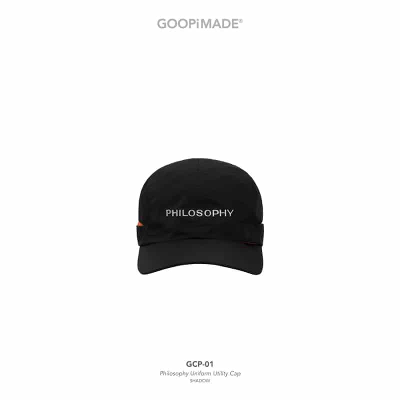 【GOOPiMADE】GCP-01 Philosophy Uniform Utility Cap BLACK Free