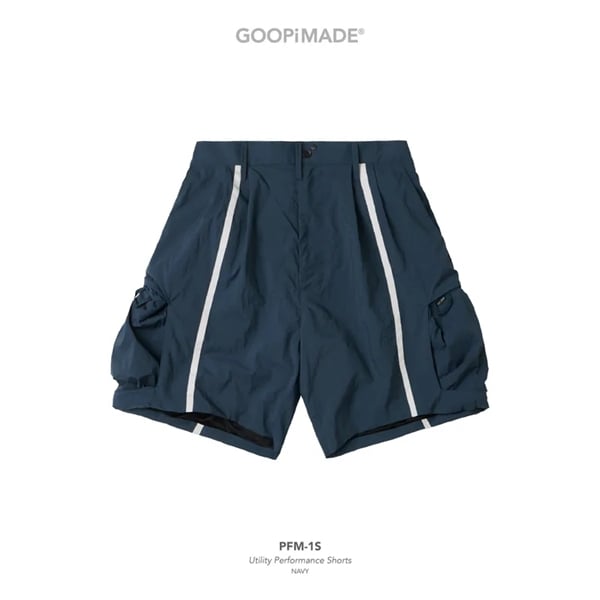 【GOOPiMADE】PFM-1S Utility Performance Shorts - Navy Navy 1