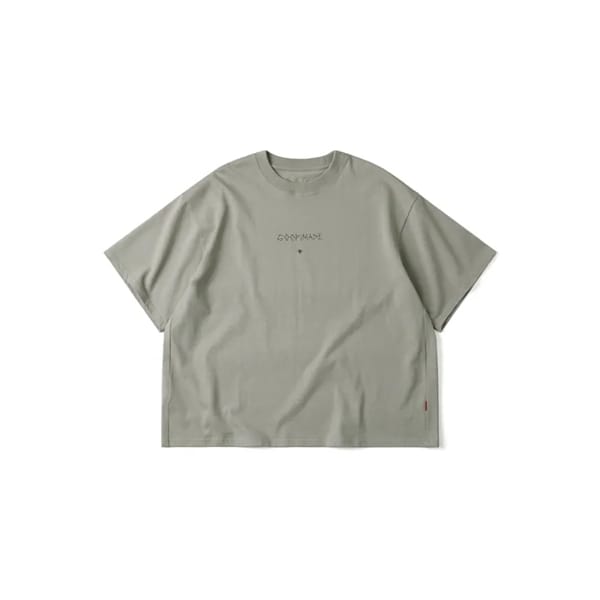   【GOOPIMADE】01T-SYNC STONE MOSS GRAPHIC TEE (BEIGE) BEIGE 1