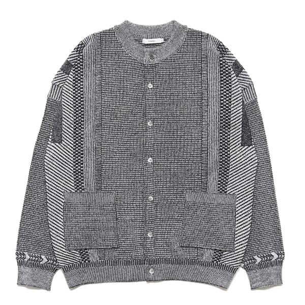 【YASHIKI】Shinryo Cardigan （新涼）(MIX-GRAY) MIX-GRAY 1