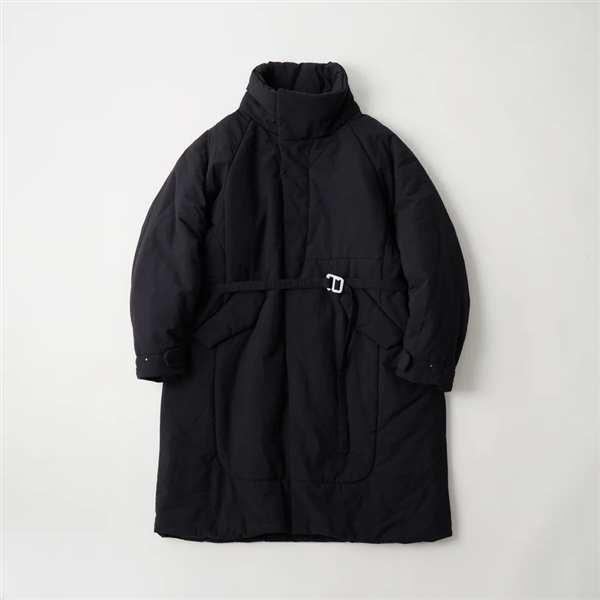 【White Mountaineering】WINDSTOPPER/PRIMALOFT/CORDURA COAT (BLACK) BLACK 1